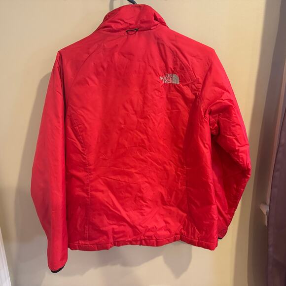 North Face Womens Coat Pink Lined Quilted Windbreaker Size Medium - Picture 4 of 6